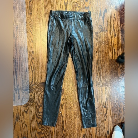 Aritzia  Wilfred Free Sz S Faux Leather Low Rise Leggings Pants - Picture 1 of 10